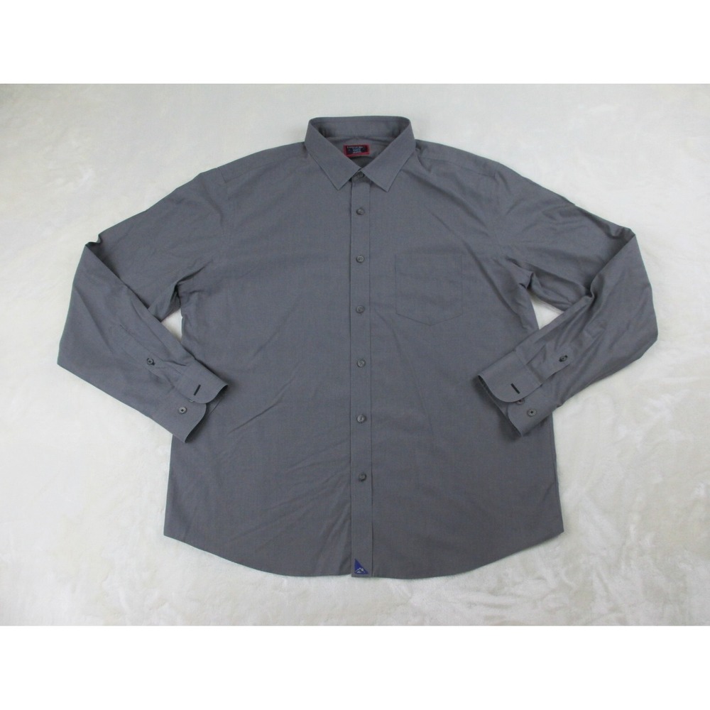 Untuckit Shirt Mens Extra Large Gray Button Up Long Sleeve Colorado Rockies‎